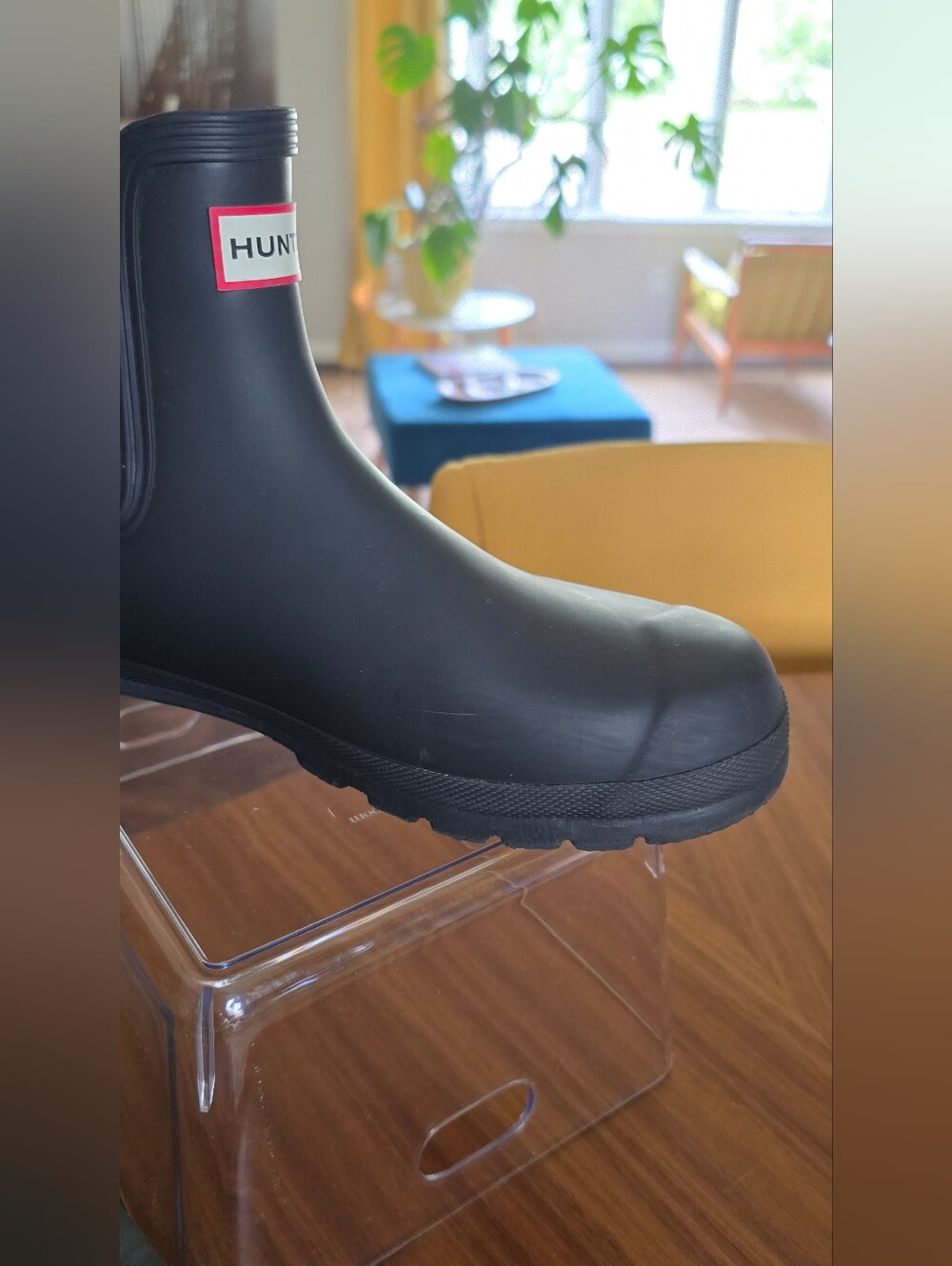 HUNTER Women's Original Chelsea Boots - Matte Black, sz 9 - Picture 14 of 16